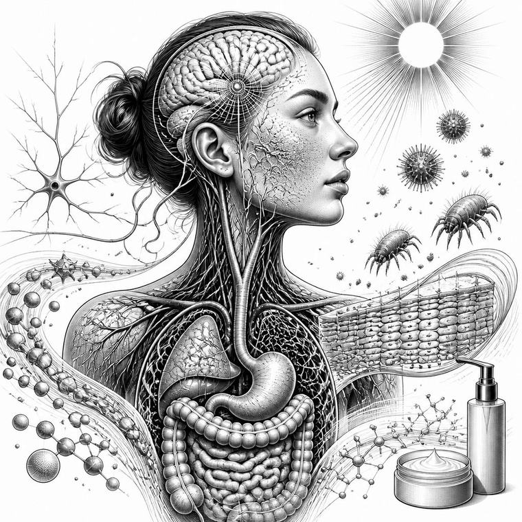 Rosacea: Darm-Hirn-Haut-Achse, Trigger und neue Wirkstoff-Ansätze im Fokus