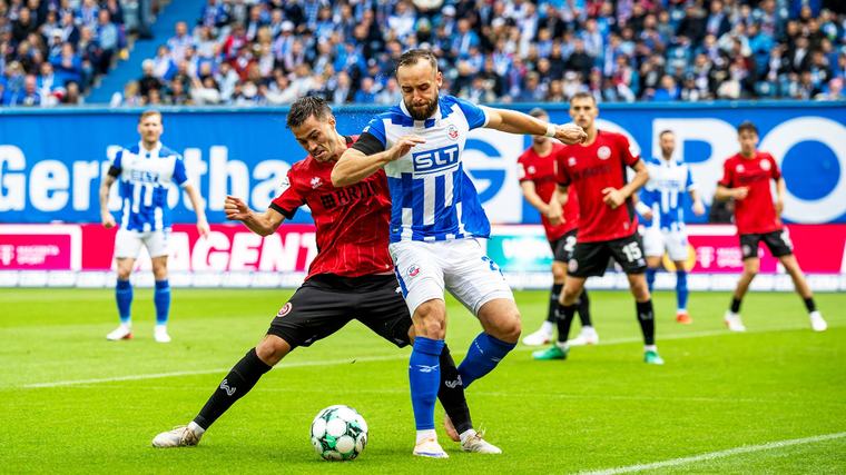 Später Ausgleich: Hansa Rostock verspielt Sieg gegen Wehen Wiesbaden