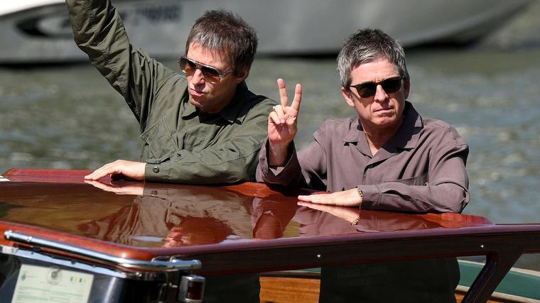 Filmfestspielen in Venedig: Oasis-Stars Liam und Noel Gallagher eingetroffen
