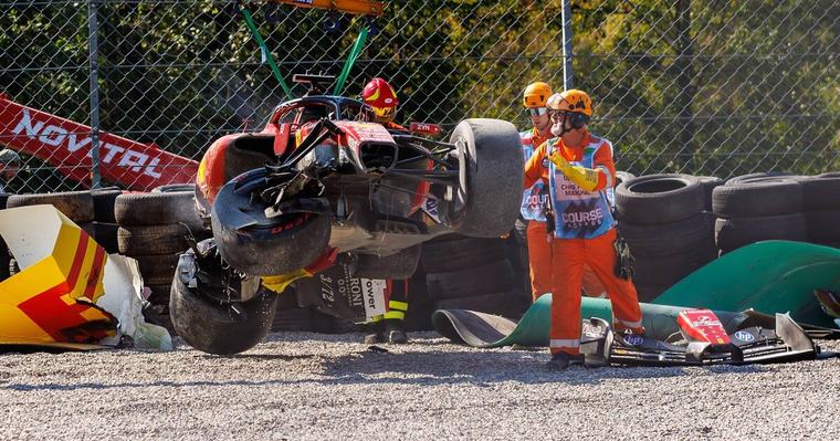 Formel 1 in Monza Heftiger Ferrari-Unfall zu Beginn – Antonelli gewinnt sensationell vor 12 Stunden