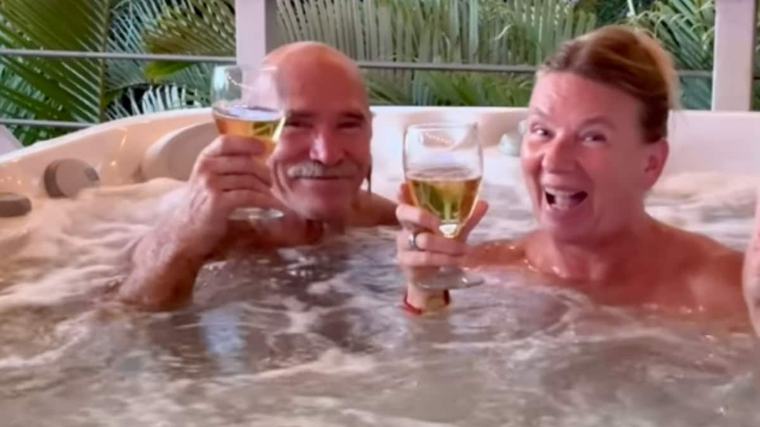 „Genießt das Leben”: Konny und Manu Reimann feiern Neuanfang im Whirlpool