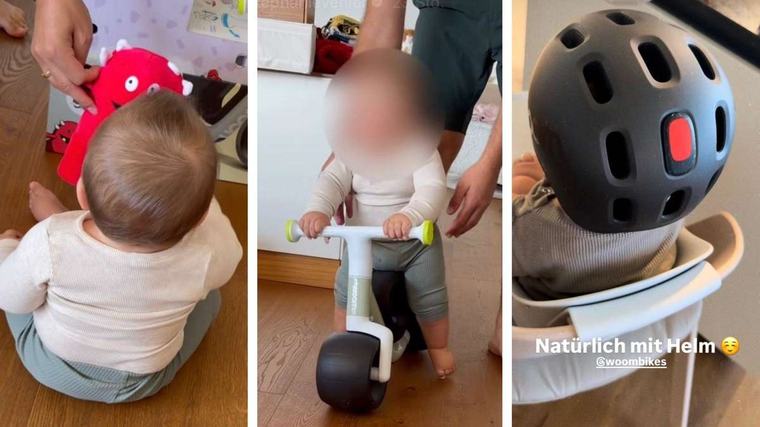 Ski-Weltmeisterin teilt herzerwärmende Rad-Versuche ihres Babys