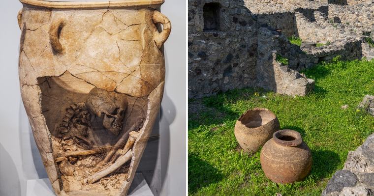1600 Jahre altes Skelett in Riesenkrug: Letzter Fluchtversuch eines jungen Römers