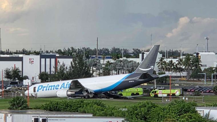 Unfall mit Amazon-Frachtflugzeug in Miami – fünf Menschen sterben