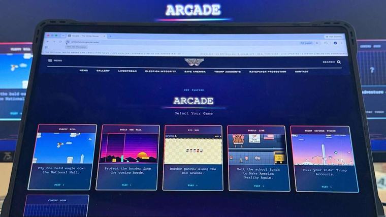 Punkte sammeln für Amerika: Trumps Weißes Haus setzt auf Arcade-Spiele als Politikvermittlung
