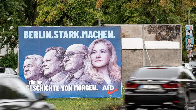 Goethes Faust und Willy Brandt auf AfD-Plakaten: Der Wahlkampf ist ein Fiebertraum