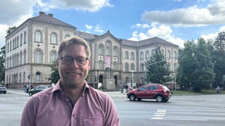 Kandidat Thomas Goes (Die Linke) will kostenloses Mittagessen in Kitas und Schulen