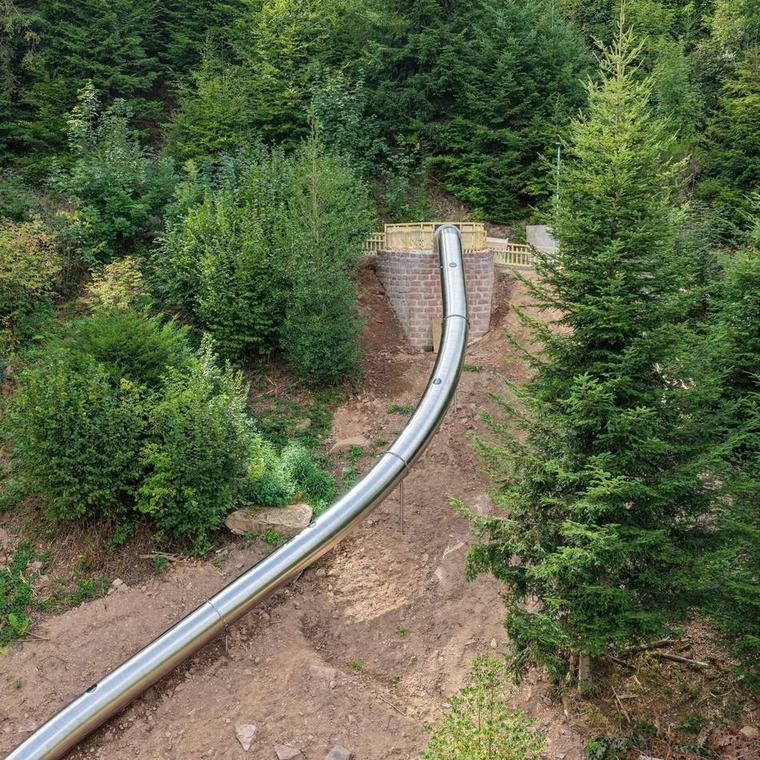 Abkürzung durch den Park: Rutschen statt Laufen – Calw will Besucher schneller bergab bringen
