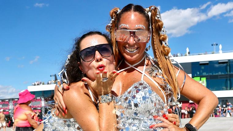 Party-Stimmung am Hockenheimring