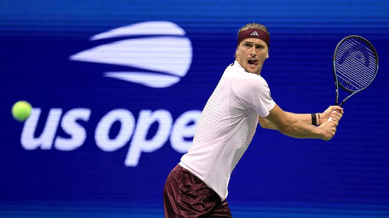 Tennis: Zverev souverän im Viertelfinale der US Open