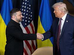 US-Gesandte erstmals in Kiew: Trump verspricht Selenskyj: "Wir haben eine Idee für Frieden"